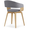 Lowell - Bentwood Dining Chair - Light Gray / Light Brown