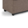 Darcy - Storage Ottoman Bench - Fawn Brown