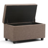 Darcy - Storage Ottoman Bench - Fawn Brown