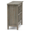 Warm Shaker - Low Storage Cabinet - Distressed Gray