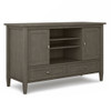 Warm Shaker - TV Media Stand - Farmhouse Gray