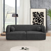 Anna - French Boucle Sofa - Dark Gray