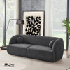 Anna - French Boucle Sofa - Dark Gray