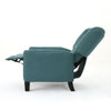 Modern Push Back Recliner - Teal