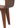 Extra Mini Curve Lower Nightstand - Chestnut