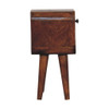 Extra Mini Curve Lower Nightstand - Chestnut
