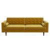 Casey - Mid Century Modern Sofa - Gold