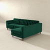Christian - Sectional Sofa Right Facing - Green