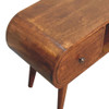 Circular TV Unit - Chestnut