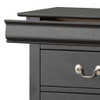 Elegant Traditional Lingerie Chest - Black