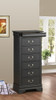 Elegant Traditional Lingerie Chest - Black