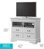 Charming Media Storage Unit - White