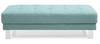 Contemporary Ottoman For Living Rooms - Teal