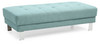 Contemporary Ottoman For Living Rooms - Teal