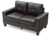 Modular Loveseat - Dark Brown