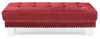 Ottoman For Contemporary Homes - Cherry