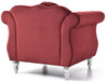 Chic Transitional Chair - Burgundy