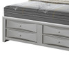 Marilla - Full Storage Bed - Silver Champagne
