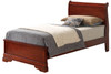 Twin Bed Charming Traditional - Cherry