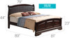 King Bed Elegant - Warm Cappuccino