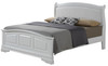 King Elegant Bed - White