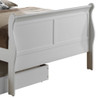 Full Trundle Bed Charming - Classic White