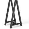 Sawhorse - Solid Walnut Veneer And Metal Console Sofa Table - Walnut
