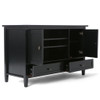 Warm Shaker - TV Media Stand Handcrafted - Black