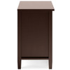 Warm Shaker - Bedside Table - Russet Brown