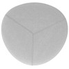 Moore - Large Ottoman - Light Gray