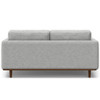 Morrison - Upholstered Sofa And Ottoman Set - Mist Gray