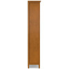 Warm Shaker - 5 Shelf Bookcase, Handcrafted - Brown