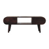 Circular TV Unit - Walnut