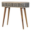 Inlay - Edessa Bone Console Table - Oak