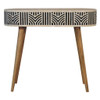 Inlay - Edessa Bone Console Table - Oak