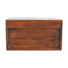 Lunar - 2 Drawer Floating Nightstand - Chestnut
