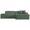 Mar - Sectional Sofa Right Facing - Green