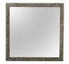 Chic Transitional Wall Mirror - Gray