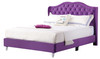 Full Bed Transitional Upholstered - Purple