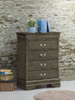 Elegant Traditional Storage Chest - Gray