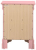 Louis Phillipe - 3 Drawer Nightstand - Pink