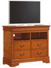Elegant Media Chest For Your Living Space - Oak
