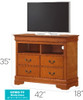 Elegant Media Chest For Your Living Space - Oak