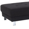 Multi-Functional Ottoman Elegant - Black