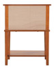 Vibrant Contemporary Nightstand - Oak