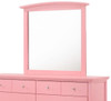 Elegant Wall Mirror - Pink