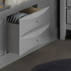Marilla - King Storage Bed - Silver Champagne