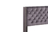 Full Upholstered Transitional Bed - Gray