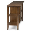 Redmond - Console Sofa Table - Rustic Natural Aged Brown