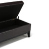 Oregon - Storage Ottoman Bench With Tray - Tanners Brown